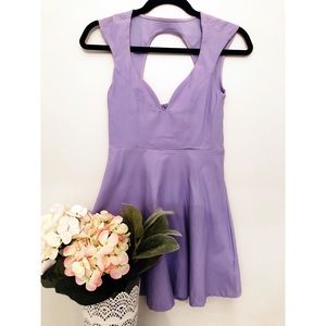 Tobi Purple Skater Dress